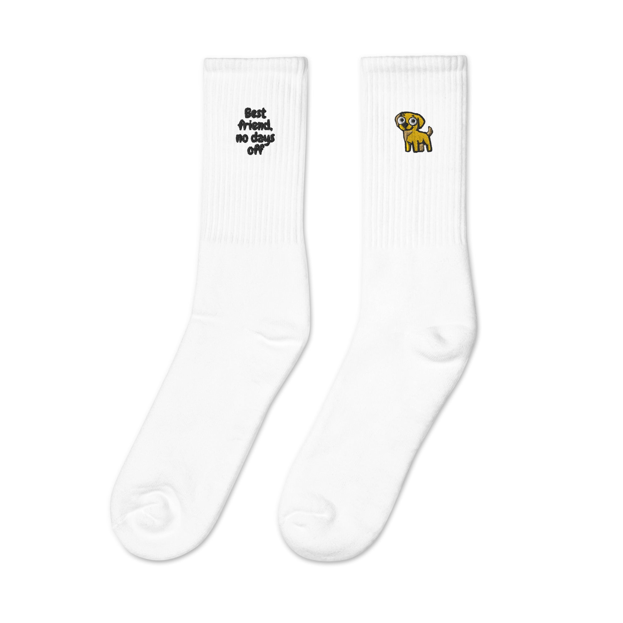 Labrador Retriever Embroidered Socks