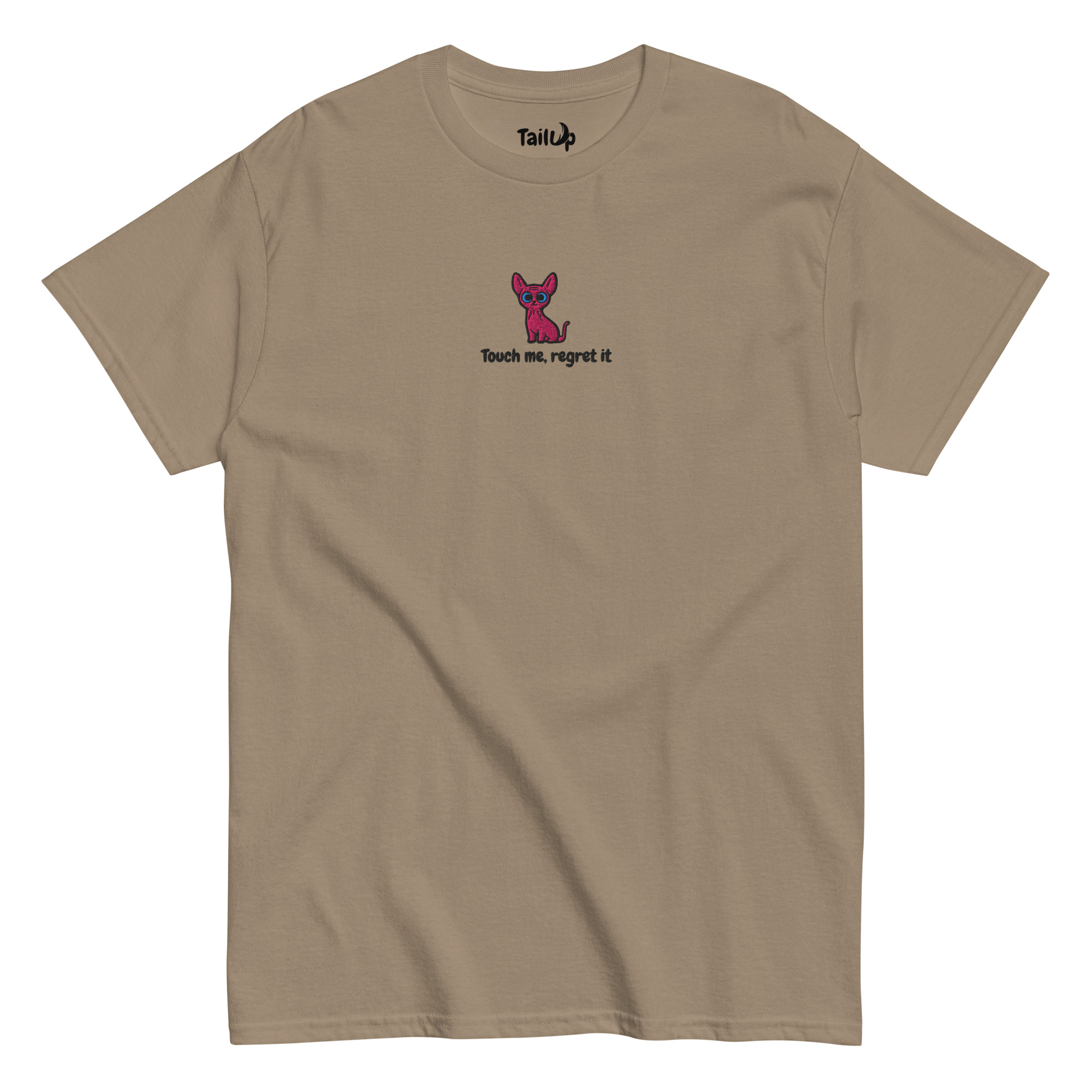 Sphynx Cat Embroidered Classic T-shirt