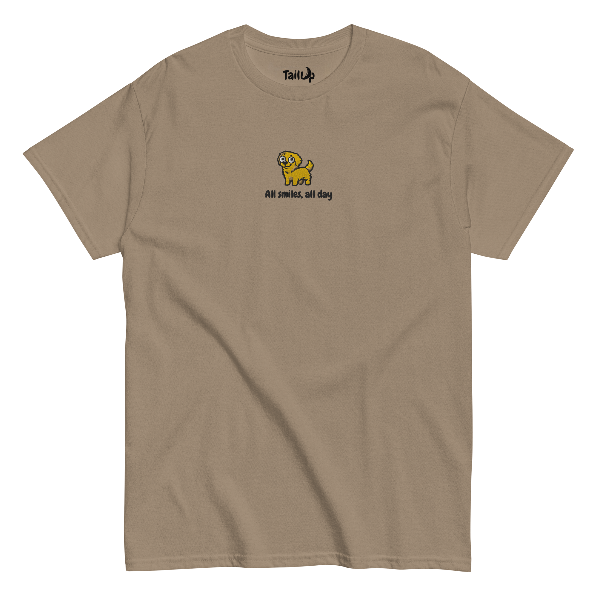 Golden Retriever Embroidered Classic T-shirt
