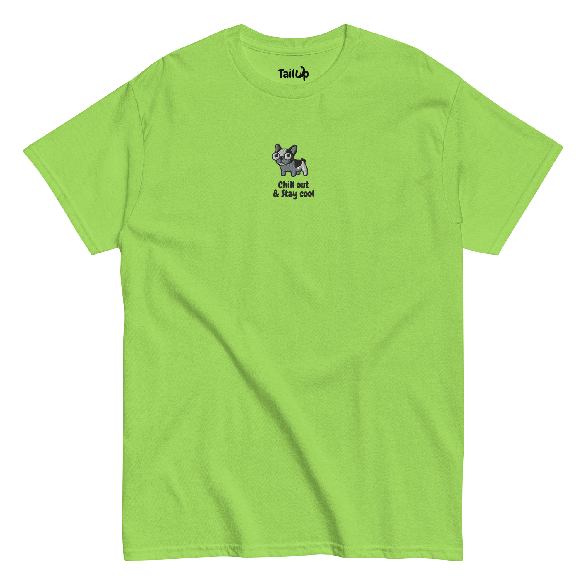 French Bulldog Embroidered Classic T-shirt