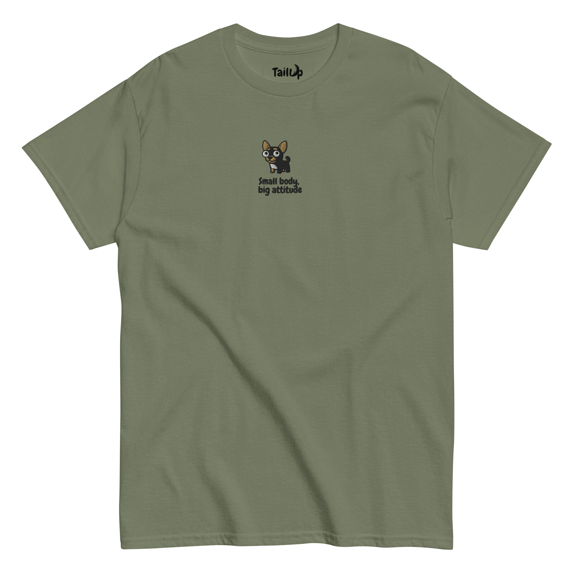 Chihuahua Embroidered Classic T-shirt