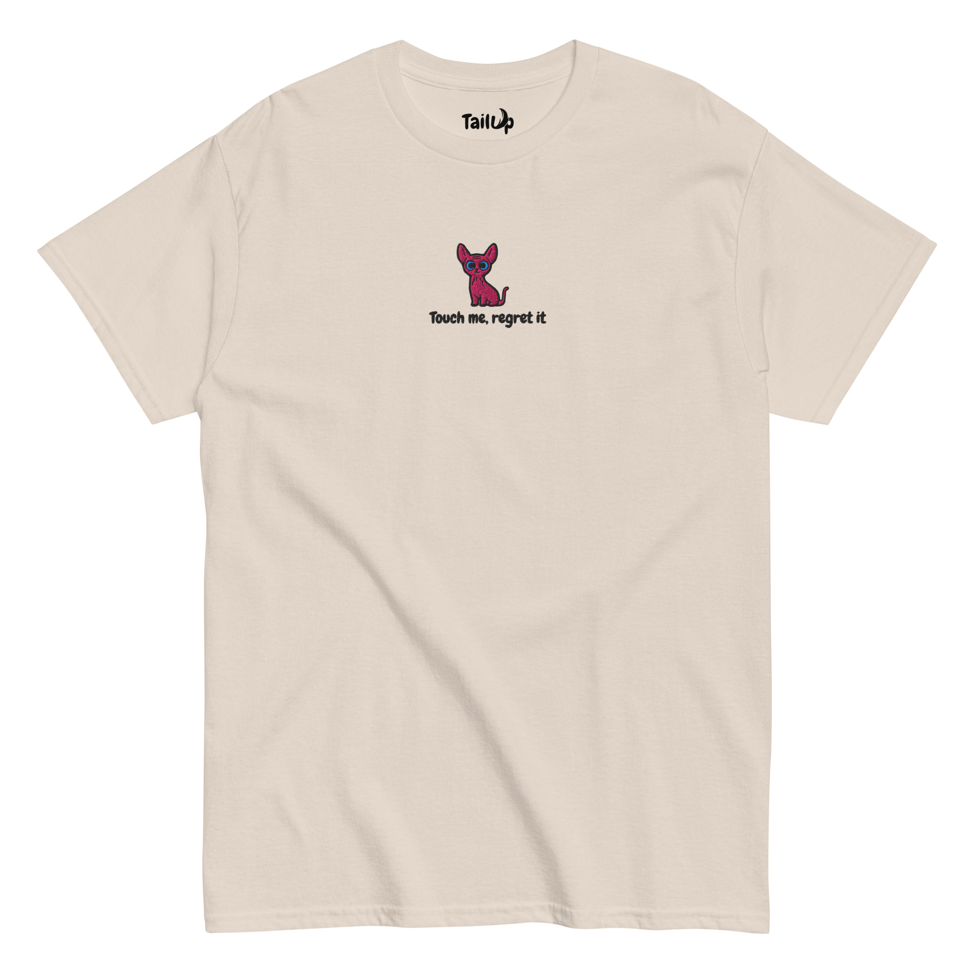 Sphynx Cat Embroidered Classic T-shirt