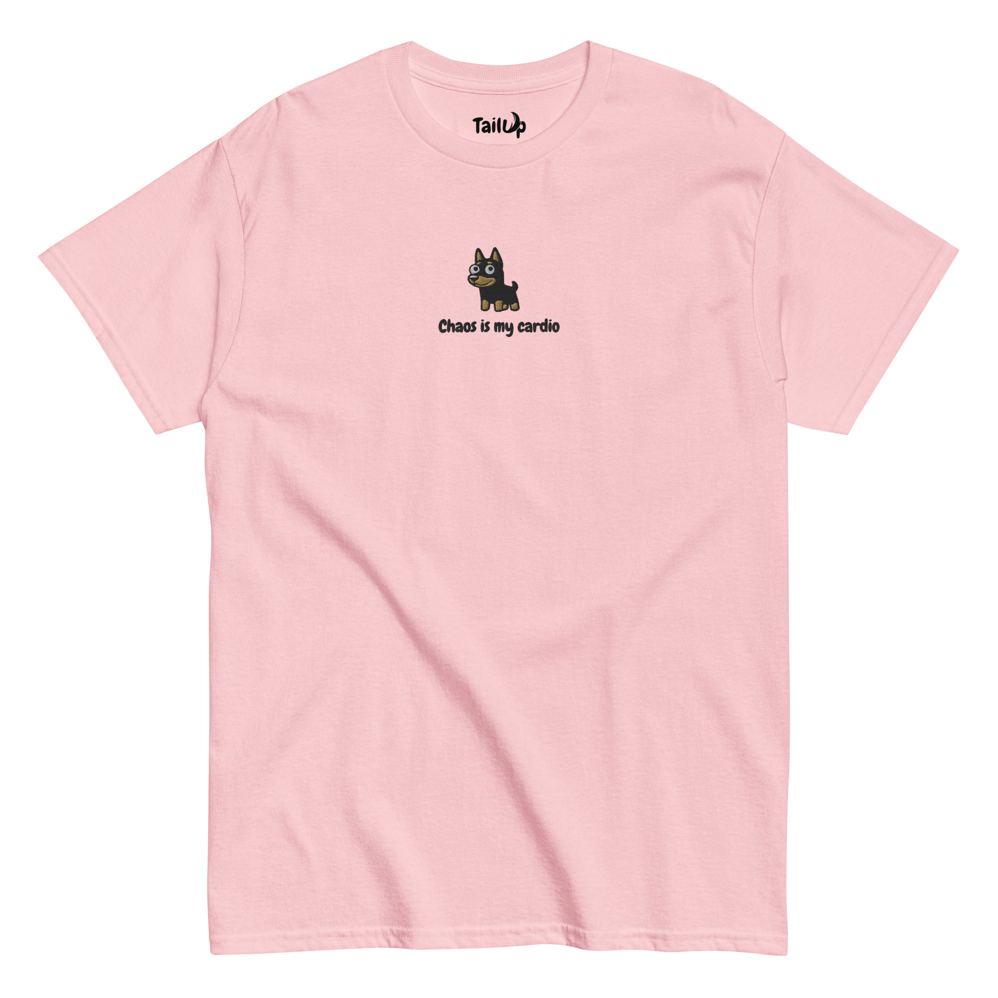 Doberman Embroidered Clasic T-shirt
