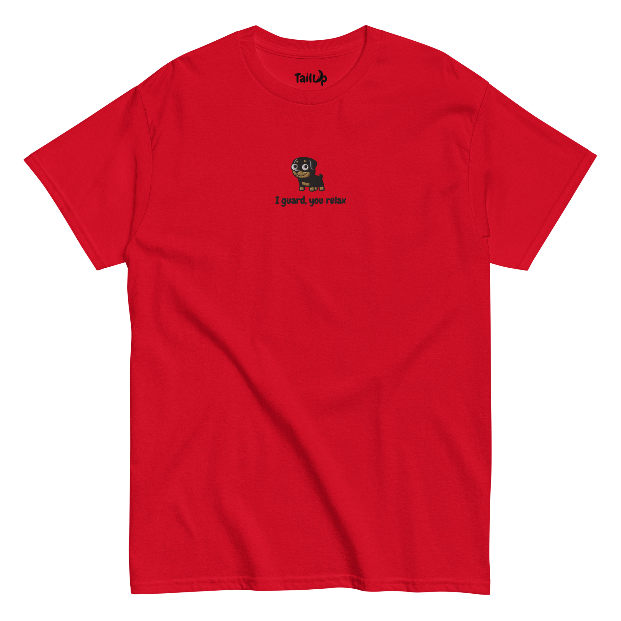 Rottweiler Embroidered Classic T-shirt