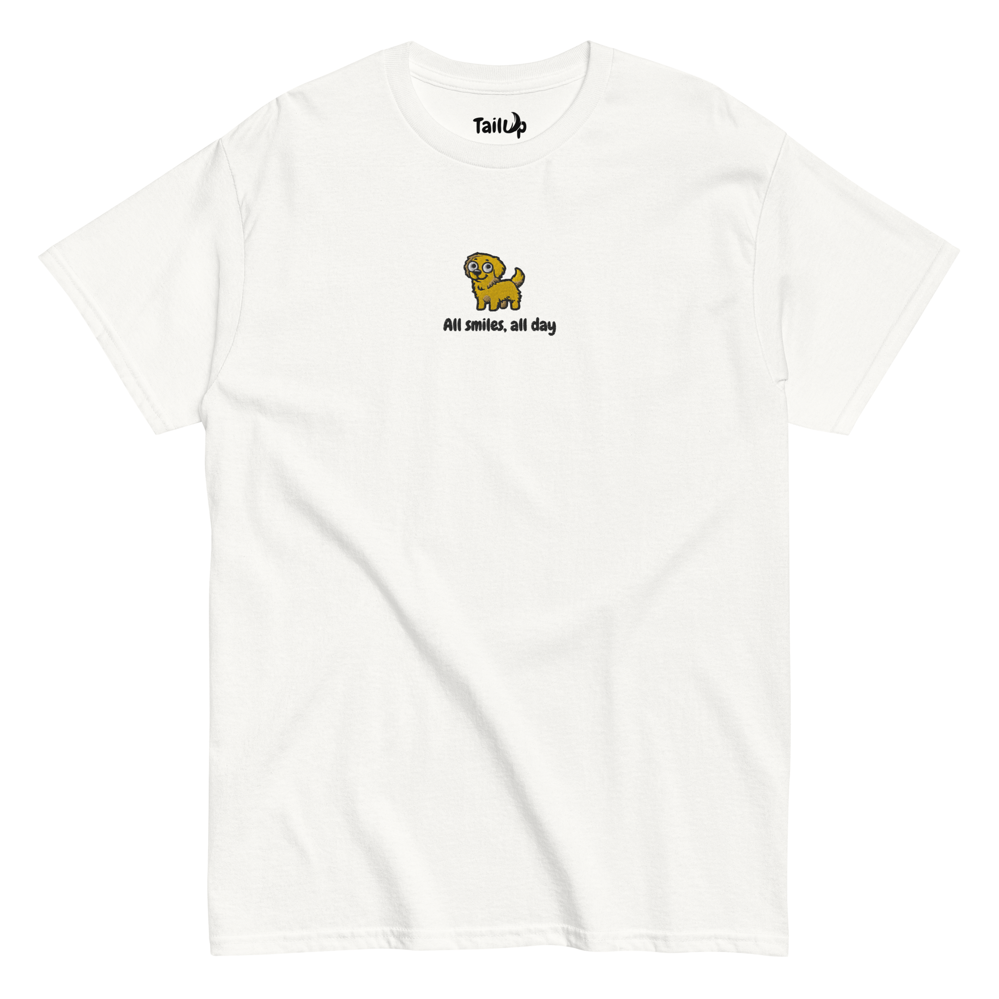 Golden Retriever Embroidered Classic T-shirt