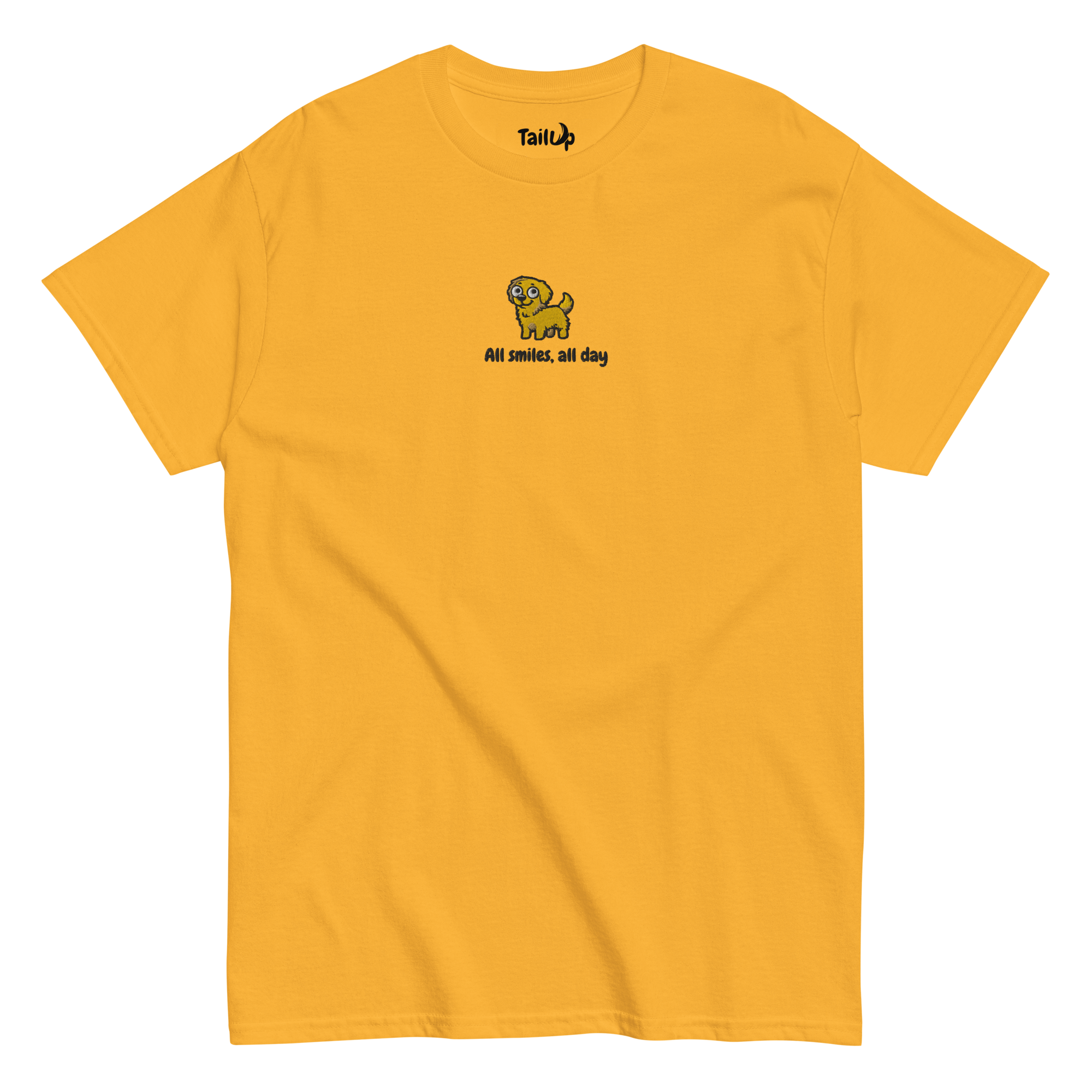 Golden Retriever Embroidered Classic T-shirt