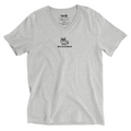 Birman Cat Embroidered V-Neck T-shirt